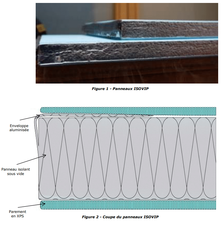 Panneaux isolants sous vide (PIV)