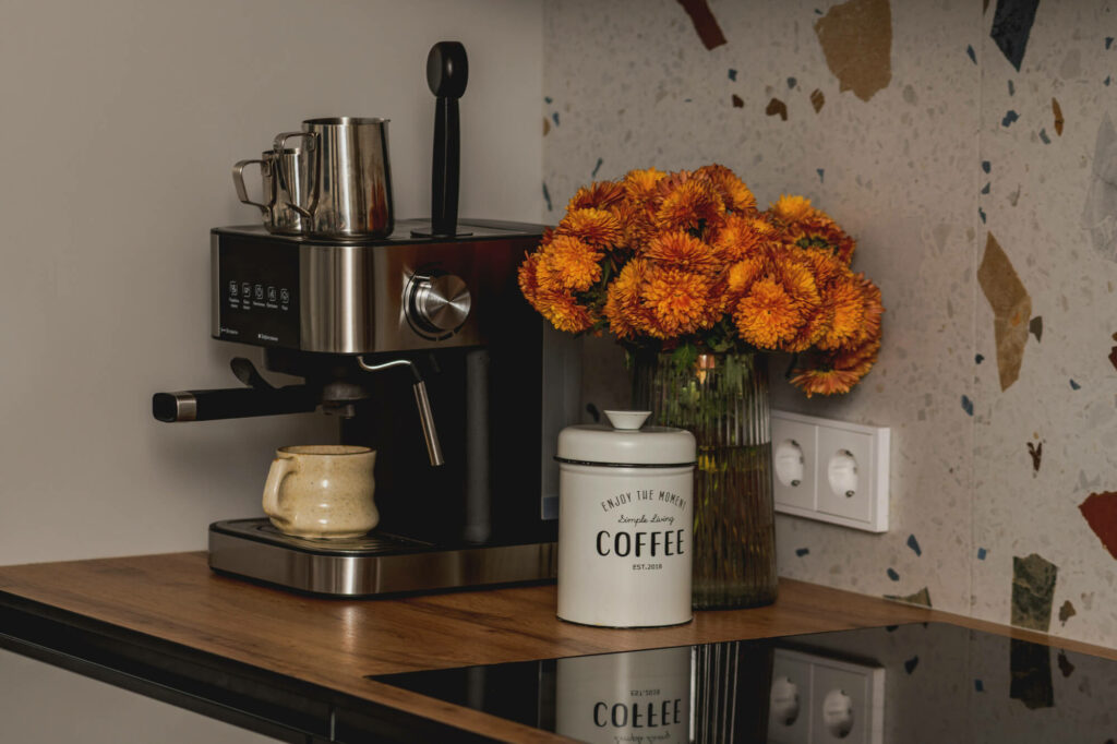 coin café en bout de cuisine